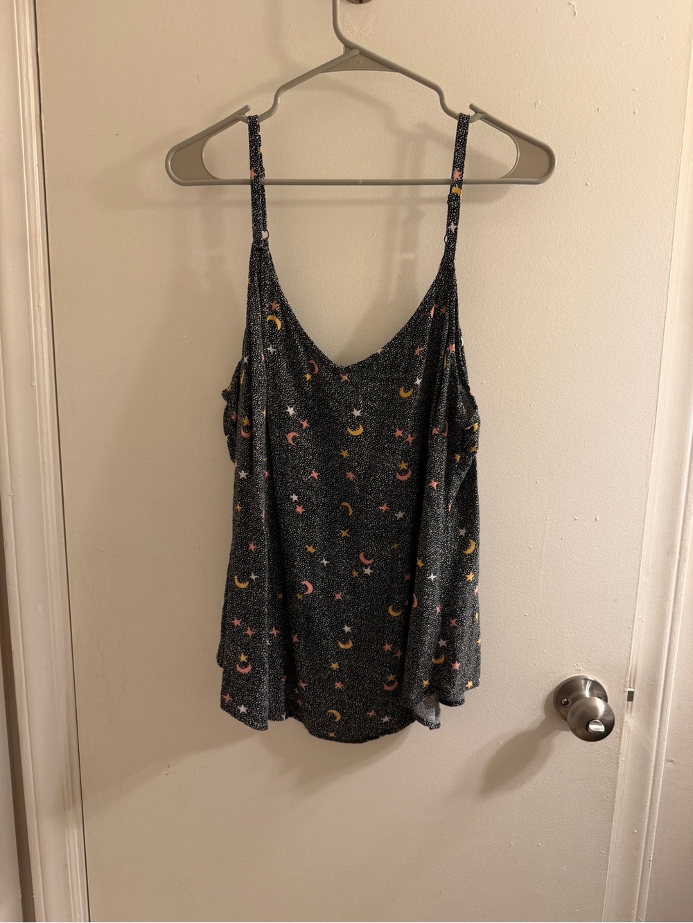 torrid Dark Gray Moon & Star Print Spaghetti Strap Cami